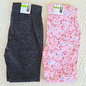 Lot of 2 High Rise Stretch Women's Jeggings NEW
